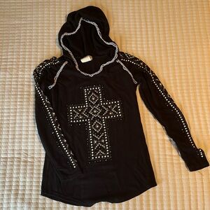 Black Vocal hoodie shirt size small.